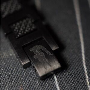 Lacoste Metropole Black Stainless Steel Bracelet 8"